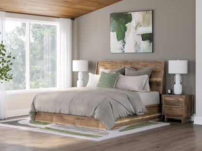 Ocala Furniture Outlet - Ashley Furniture - Chirason Bedroom - King Panel Bed / Brown - PCB3367B13