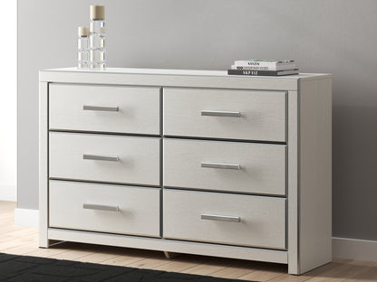 Ocala Furniture Outlet - Ashley Furniture - Zuraleus Bedroom - Six Drawer Dresser / White - PCB3381-31