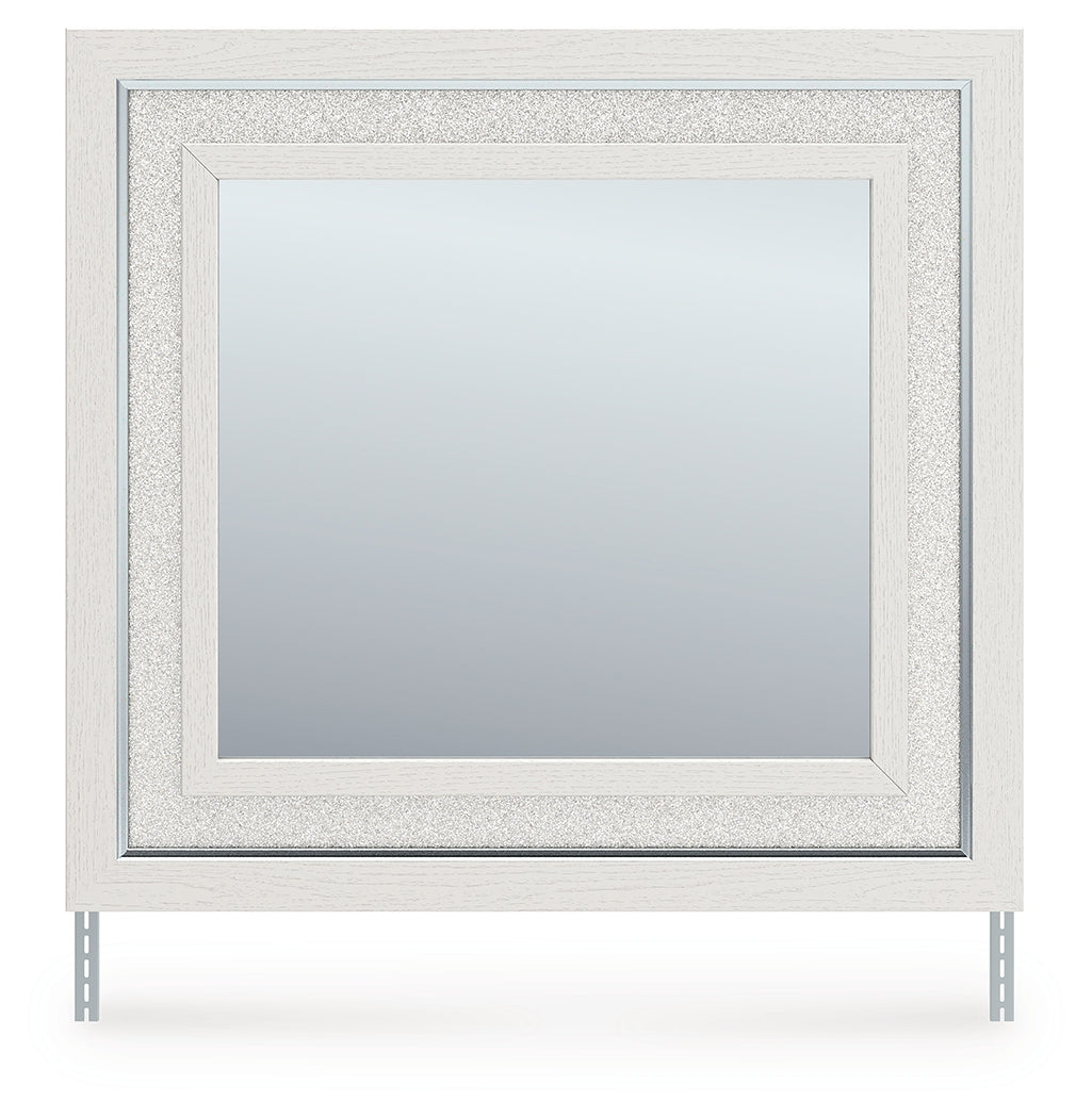 Ocala Furniture Outlet - Ashley Furniture - Zuraleus Bedroom - Bedroom Mirror / White - PCB3381-36