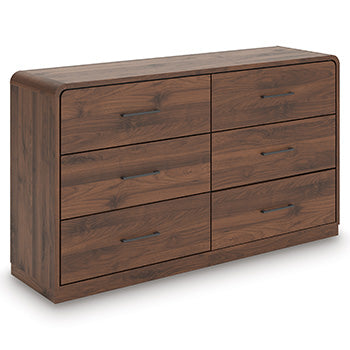Ocala Furniture Outlet - Ashley Furniture - Fortlorn Bedroom - Dresser / Walnut Brown - PCB386-31