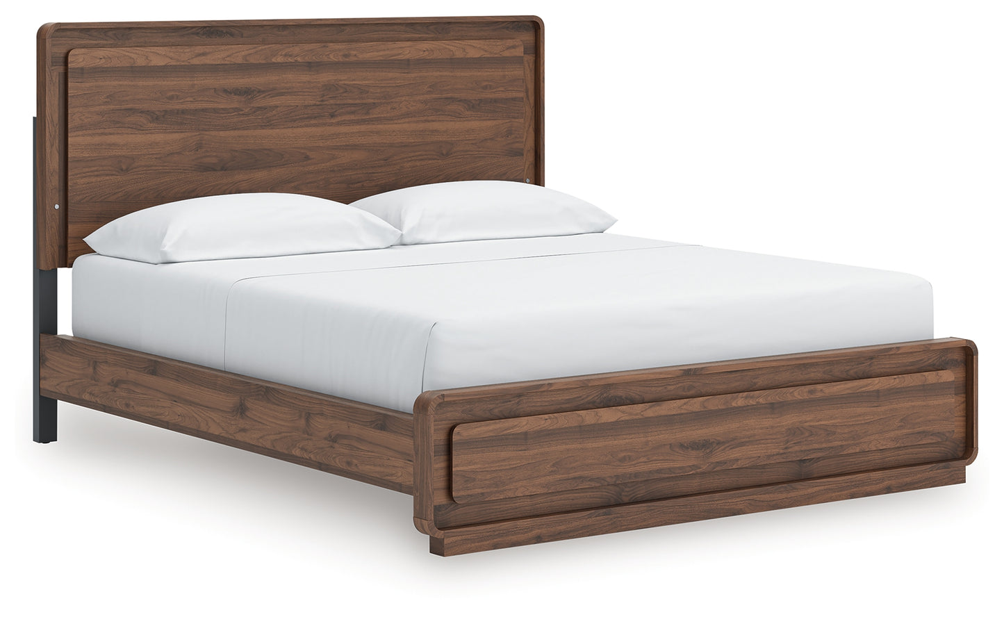 Ocala Furniture Outlet - Ashley Furniture - Fortlorn Bedroom - California King Panel Bed / Walnut Brown - PCB386B5