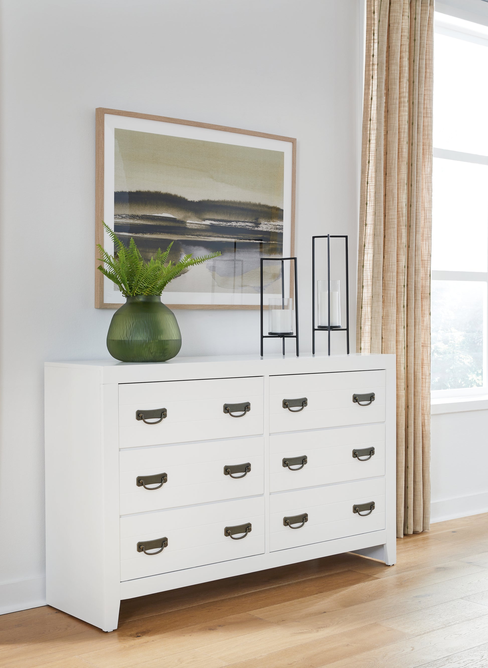 Ocala Furniture Outlet - Ashley Furniture - Binterglen Bedroom - Dresser / White - B427-31