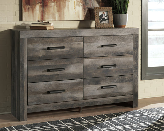 Ocala Furniture Outlet - Ashley Furniture - Wynnlow Bedroom - Queen Upholstered Poster Bed / Gray - B440B7