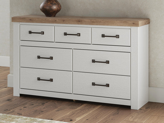 Ocala Furniture Outlet - Ashley Furniture - Savonport Bedroom - Seven Drawer Dresser - B4615-31