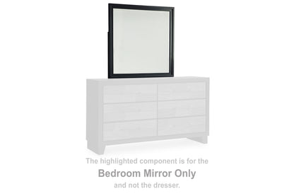 Ocala Furniture Outlet - Ashley Furniture - Kraeburn Bedroom - Bedroom Mirror / Brown/Black - B496-36