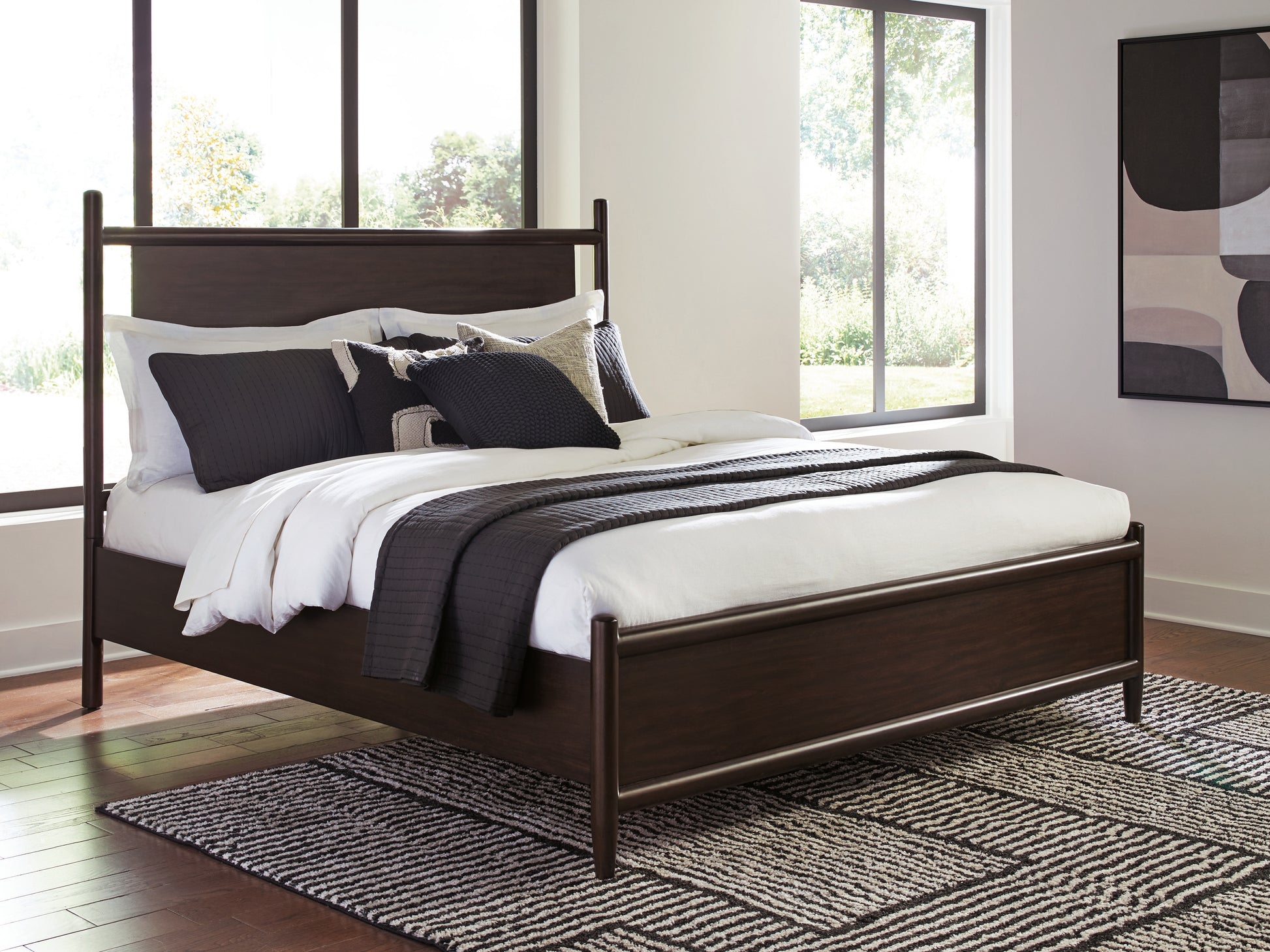 Ocala Furniture Outlet - Ashley Furniture - Dantenton Bedroom - California King Panel Bed - B611B7