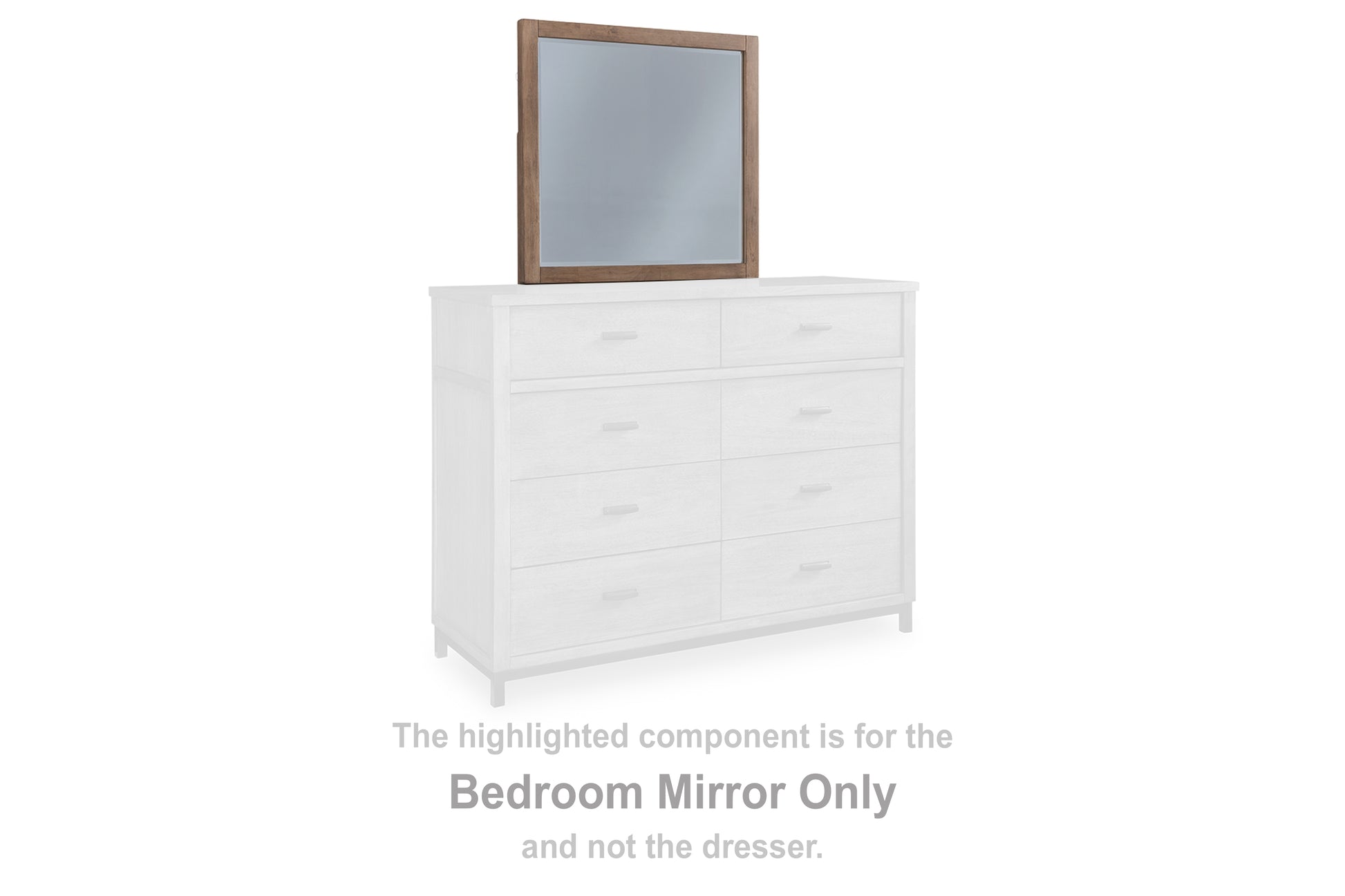 Ocala Furniture Outlet - Ashley Furniture - Tomtyn Bedroom - Bedroom Mirror / Light Brown - B622-36
