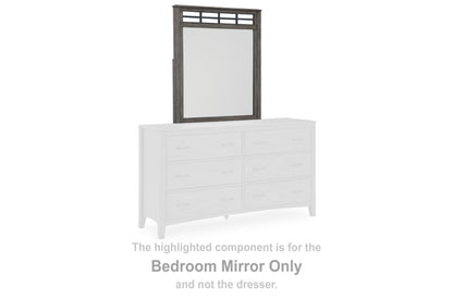 Ocala Furniture Outlet - Ashley Furniture - Montillan Bedroom - Bedroom Mirror / Grayish Brown - B651-36