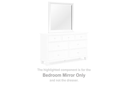 Ocala Furniture Outlet - Ashley Furniture - Fortman Bedroom - Bedroom Mirror / White - B680-36