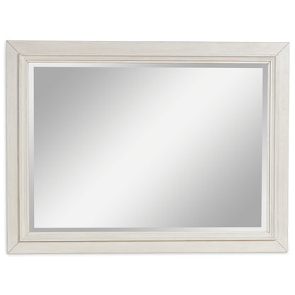 Ocala Furniture Outlet - Ashley Furniture - Shaybrock Bedroom - Bedroom Mirror / Antique White/Brown - B683-36