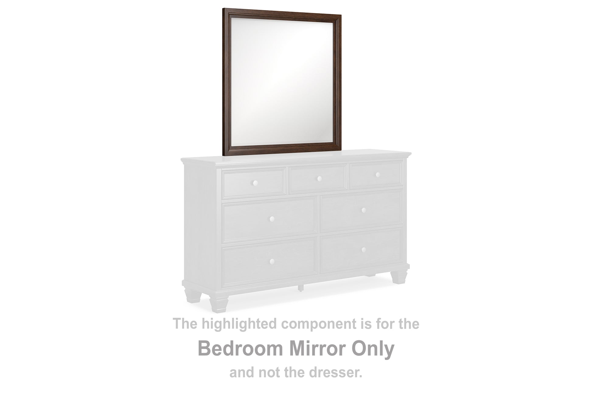 Ocala Furniture Outlet - Ashley Furniture - Danabrin Bedroom - Bedroom Mirror / Brown - B685-36
