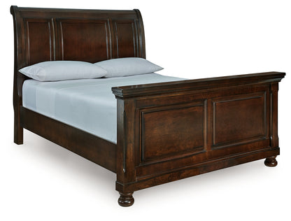 Ocala Furniture Outlet - Ashley Furniture - Porter Bedroom - Queen Sleigh Bed / Rustic Brown - B697B48