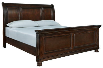 Ocala Furniture Outlet - Ashley Furniture - Porter Bedroom - California King Sleigh Bed / Rustic Brown - B697B50