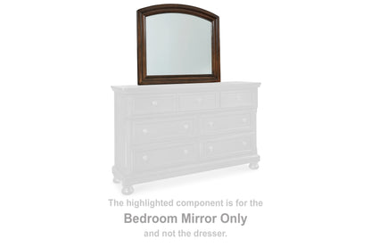 Ocala Furniture Outlet - Ashley Furniture - Porter Bedroom - Bedroom Mirror / Rustic Brown - B697-36