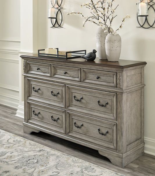 Ocala Furniture Outlet - Ashley Furniture - Lodenbay Bedroom - Dresser / Antique Gray/Brown - B751-31