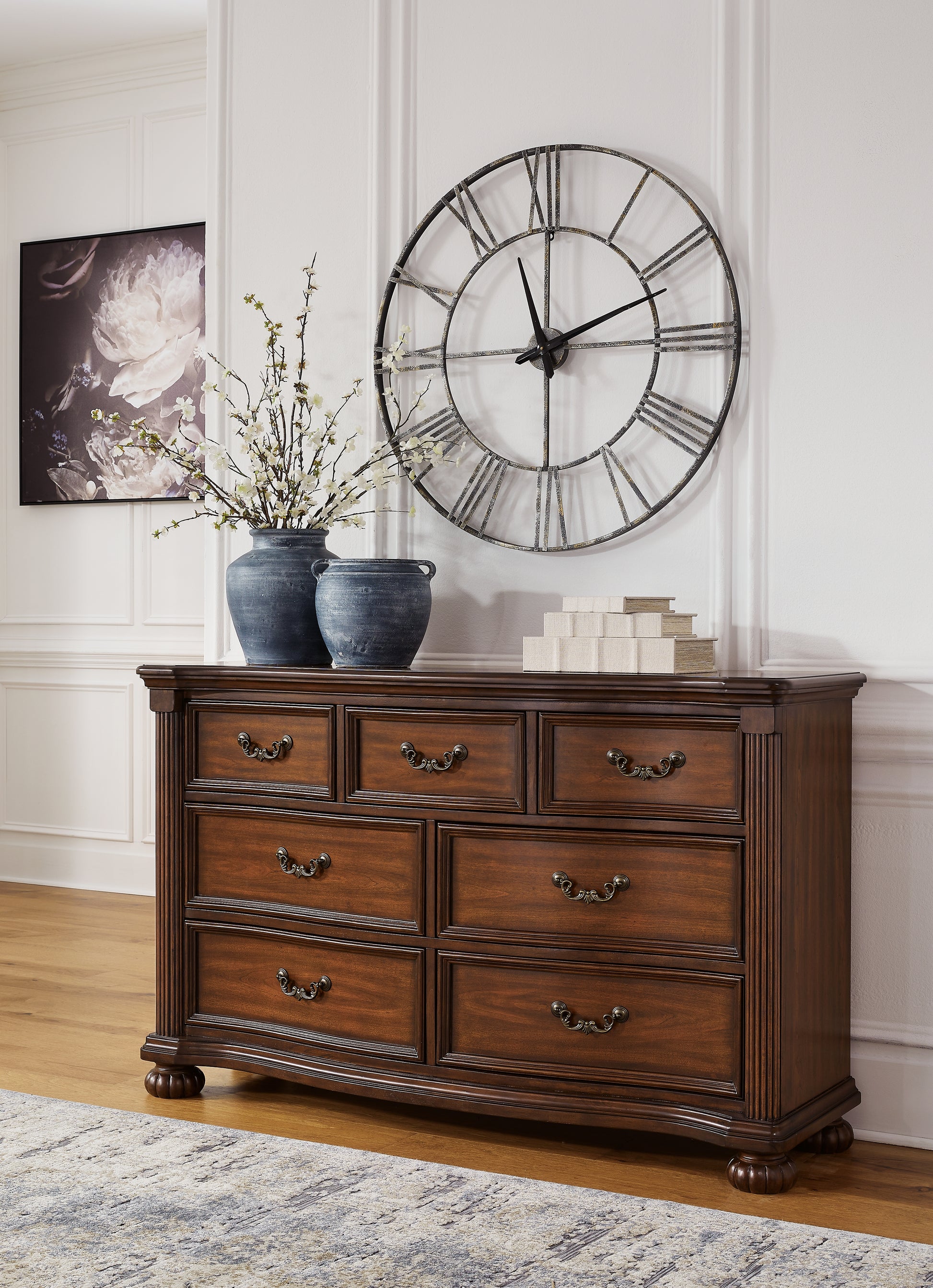 Ocala Furniture Outlet - Ashley Furniture - Lavinton Bedroom - King Poster Bed / Brown - B764B9
