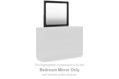 Ocala Furniture Outlet - Ashley Furniture - Londer Bedroom - Bedroom Mirror / Black - B768-36