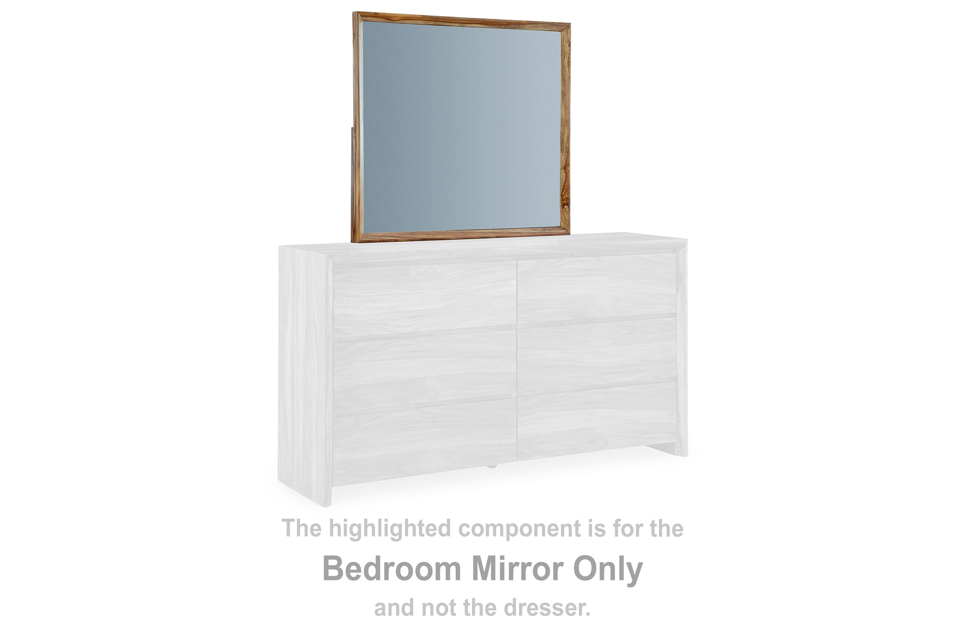 Ocala Furniture Outlet - Ashley Furniture - Dressonni Bedroom - Bedroom Mirror / Brown - B790-36