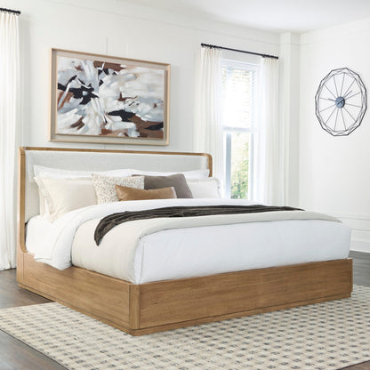 Ocala Furniture Outlet - Ashley Furniture - Pamaria Bedroom - California King Upholstered Panel Bed - PCB802B8