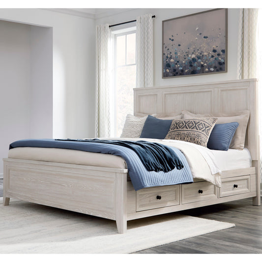 Ocala Furniture Outlet - Ashley Furniture - Darbonton Bedroom - California King Panel Storage Bed - PCB853B5