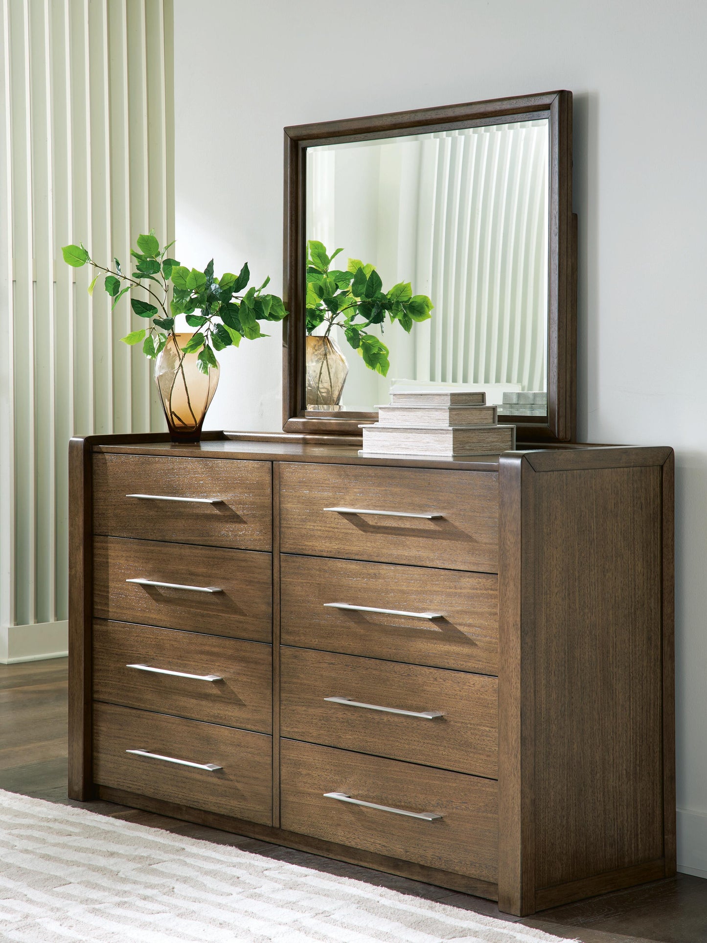 Ocala Furniture Outlet - Ashley Furniture - Marxmore Bedroom - Dresser and Mirror / Brown - B863B1