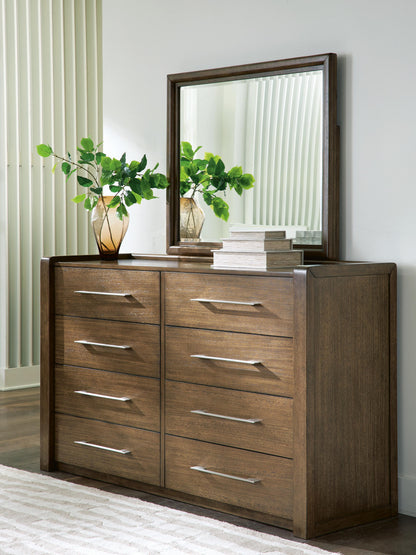 Ocala Furniture Outlet - Ashley Furniture - Marxmore Bedroom - Dresser and Mirror / Brown - B863B1