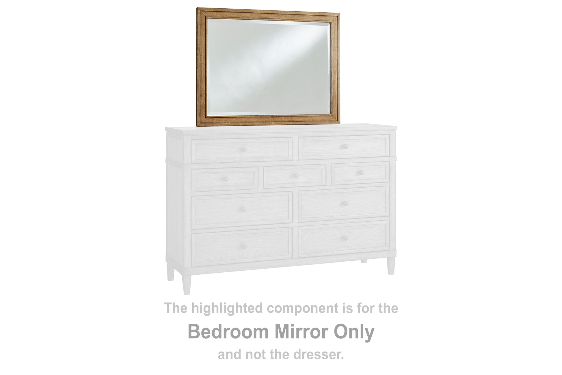 Ocala Furniture Outlet - Ashley Furniture - Sharlance Bedroom - Bedroom Mirror / Brown - B895-36