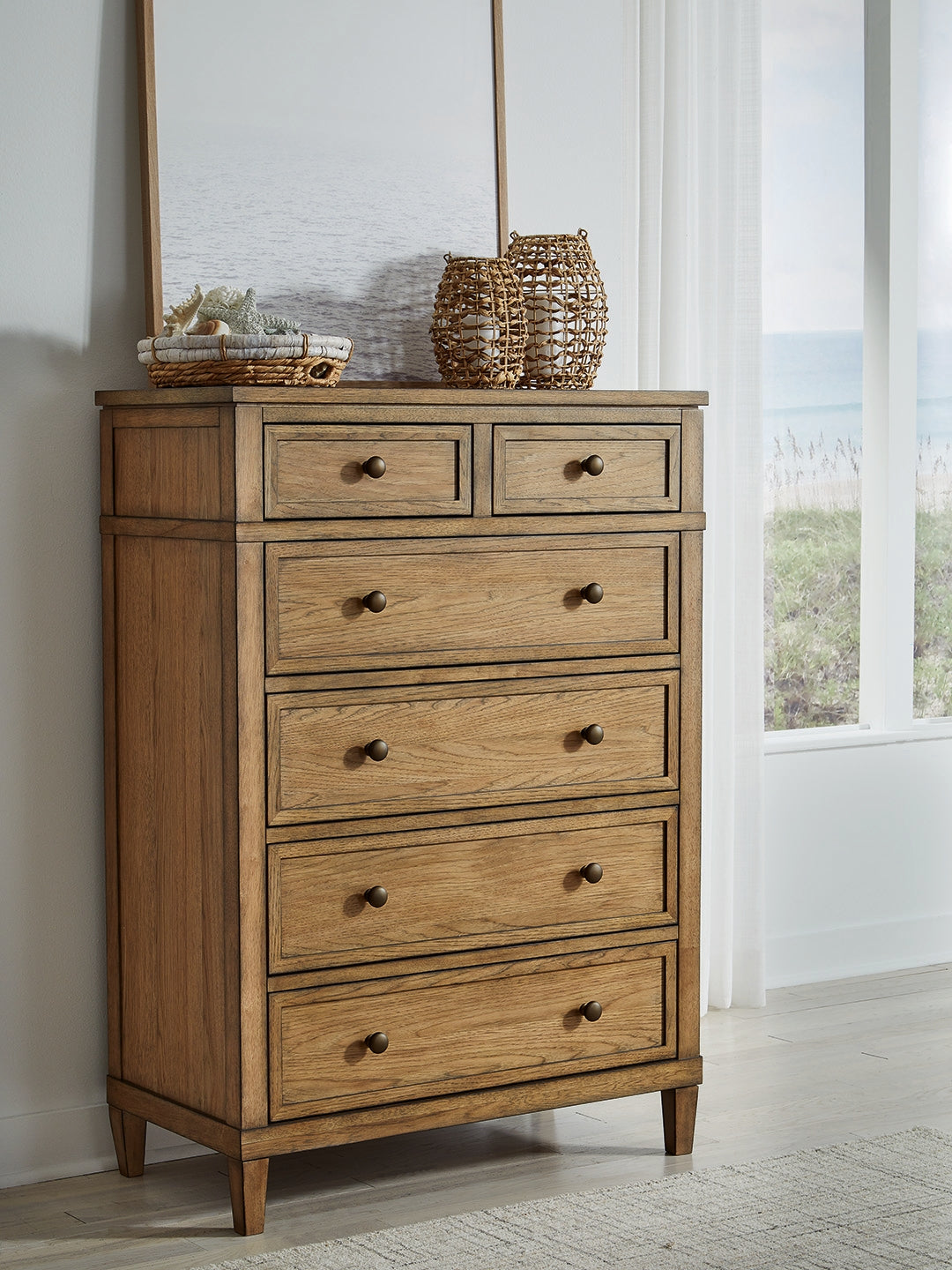 Ocala Furniture Outlet - Ashley Furniture - Sharlance Bedroom - Dresser and Mirror / Brown - B895B1