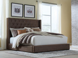 King Upholstered Storage Bed