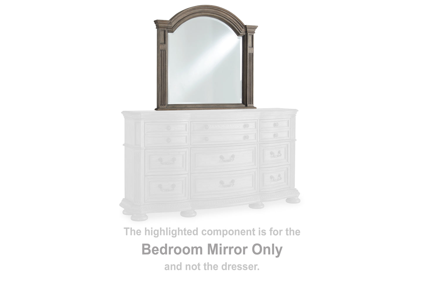 Ocala Furniture Outlet - Ashley Furniture - Ardenfield Bedroom - Bedroom Mirror / Light Brown - B944-36