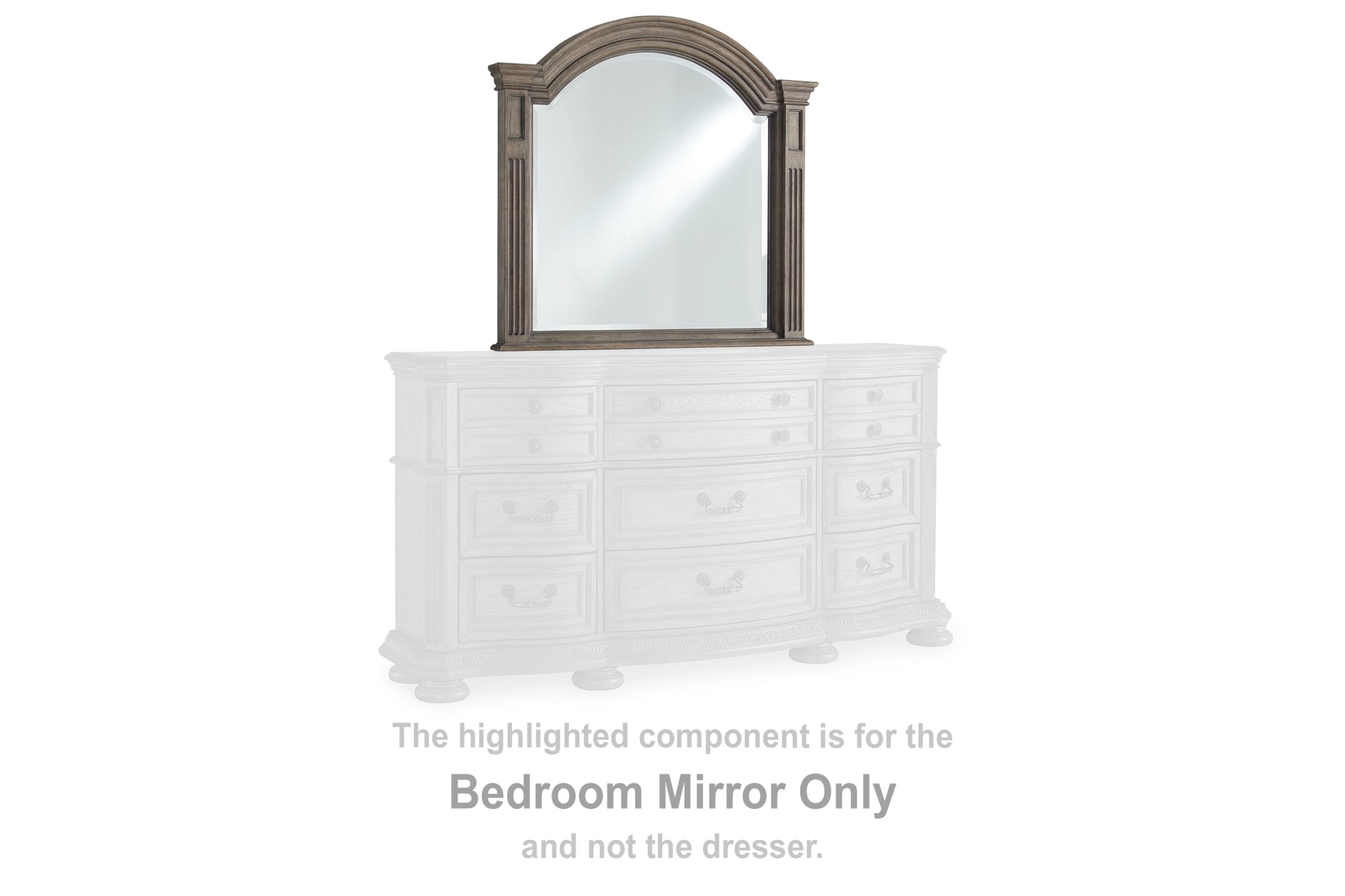 Ocala Furniture Outlet - Ashley Furniture - Ardenfield Bedroom - Bedroom Mirror / Light Brown - B944-36