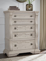 King Upholstered Panel Bed