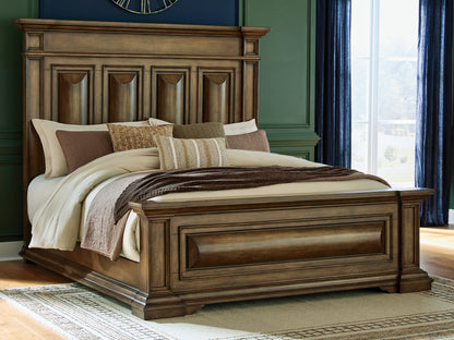 Ocala Furniture Outlet - Ashley Furniture - Frantanna Bedroom - California King Panel Bed / Brown - PCB949B7