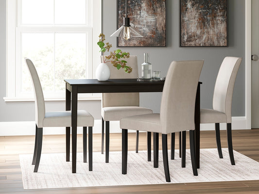 Ocala Furniture Outlet - Ashley Furniture - Kimonte Dining Room - Dining Chair (Set of 2) / Dark Brown - D250-02X2