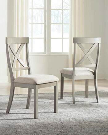 Ocala Furniture Outlet - Ashley Furniture - Parellen Dining Room - Dining Chair (Set of 2) / Gray - D291-01X2