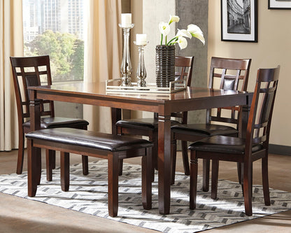 Ocala Furniture Outlet - Ashley Furniture - Bennox Dining Room - Dining Room Table Set (6/CN) / Brown - D384-325