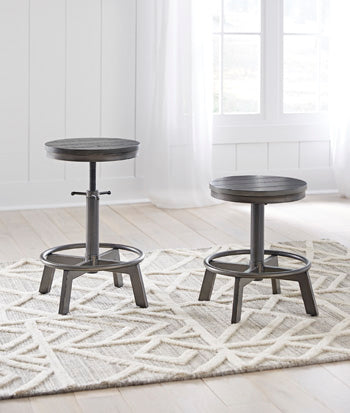 Ocala Furniture Outlet - Ashley Furniture - Torjin Dining Room - Counter Height Stool (Set of 2) / Gray - D440-324X2