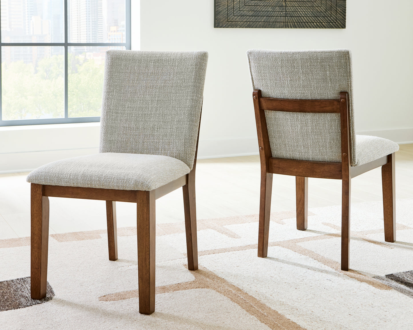 Ocala Furniture Outlet - Ashley Furniture - Kraeburn Dining Room - Dining Chair (Set of 2) / Brown - D496-01X2