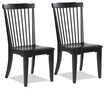 Ocala Furniture Outlet - Ashley Furniture - Brenkerton Dining Chair (Set of 2) - Dining Chair (Set of 2) / Black - PCD591-01X2