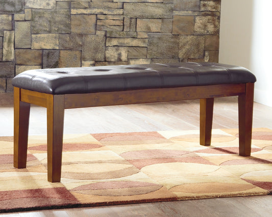 Ocala Furniture Outlet - Ashley Furniture - Ralene Dining Bench - Large UPH Dining Room Bench / Medium Brown / 50"W x 16"D x 19"H - D594-00