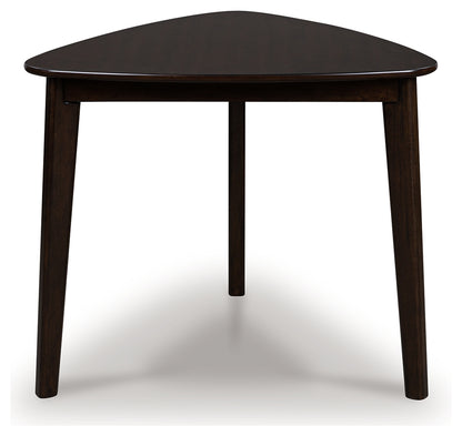 Ocala Furniture Outlet - Ashley Furniture - Mallenette Dining Table - Triangle Dining Room Table / Merlot - PCD607-16