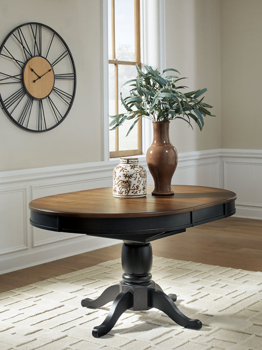 Ocala Furniture Outlet - Ashley Furniture - Clorazi Dining Room - Oval DRM Butterfly EXT Table - PCD619-48