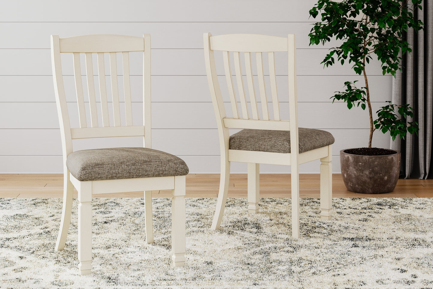 Ocala Furniture Outlet - Ashley Furniture - Bolanburg Dining Room - Dining Chair (Set of 2) / Two-tone - D647-01X2