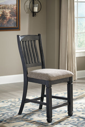 Ocala Furniture Outlet - Ashley Furniture - Tyler Creek Dining Room - Counter Height Bar Stool (Set of 2) / Black/Grayish Brown - D736-124X2