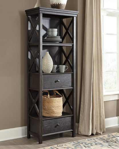 Ocala Furniture Outlet - Ashley Furniture - Tyler Creek Dining Room - Display Cabinet / Black/Gray - D736-76