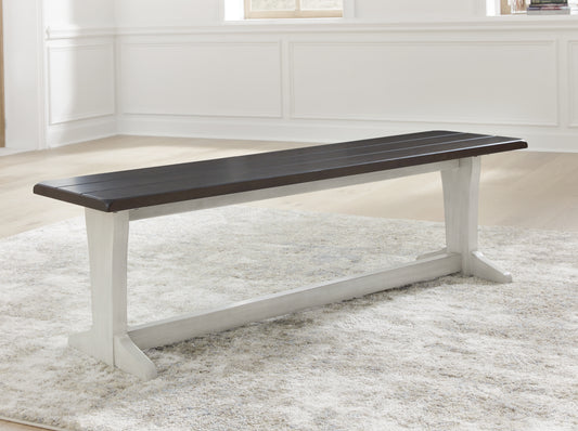 Ocala Furniture Outlet - Ashley Furniture - Darborn Dining Room - Dining Table / Gray/Brown / 40"W x 78"D x 30"H - D796D3