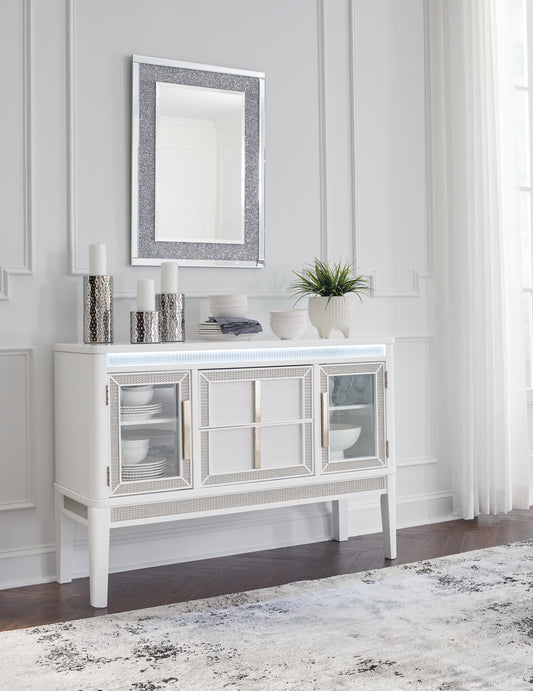 Ocala Furniture Outlet - Ashley Furniture - Chalanna Dining Room - Dining Chair (Set of 2) / White - D822-01X2