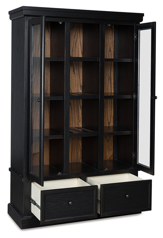 Ocala Furniture Outlet - Ashley Furniture - Greddinton Curio - Curio / Black/Brown - PCD824-186