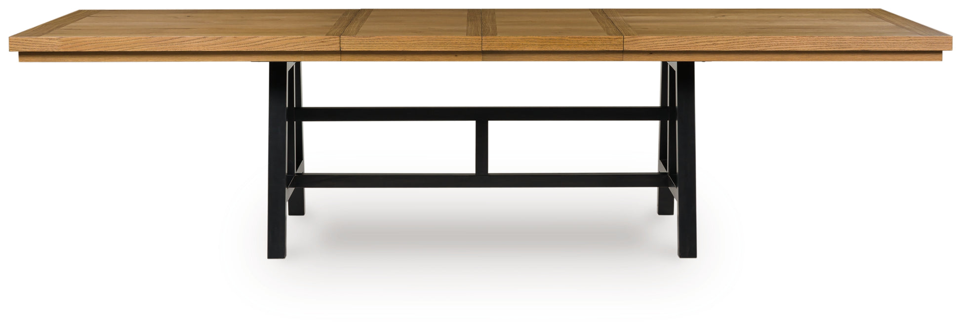 Ocala Furniture Outlet - Ashley Furniture - Galliden Dining Room - RECT Dining Room EXT Table / Black/Brown - D841-55