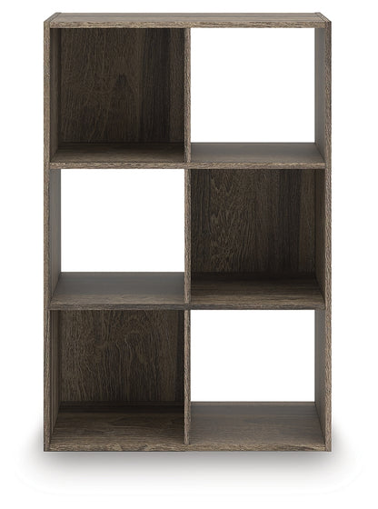 Ocala Furniture Outlet - Ashley Furniture - Shallifer Six Cube Organizer - Six Cube Organizer / Brown - EA1104-3X2